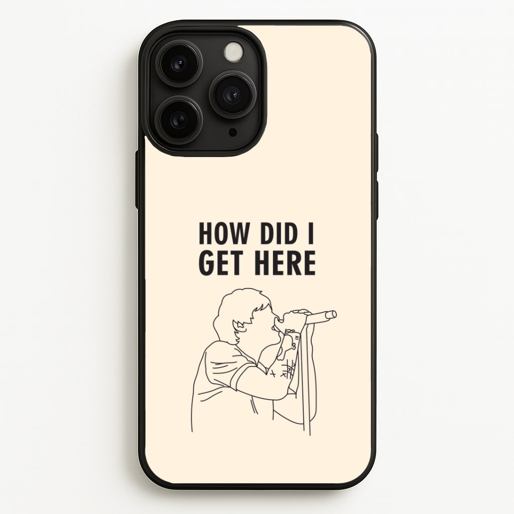 How Did I Get Here Outline iPhone 11 Pro Max Case