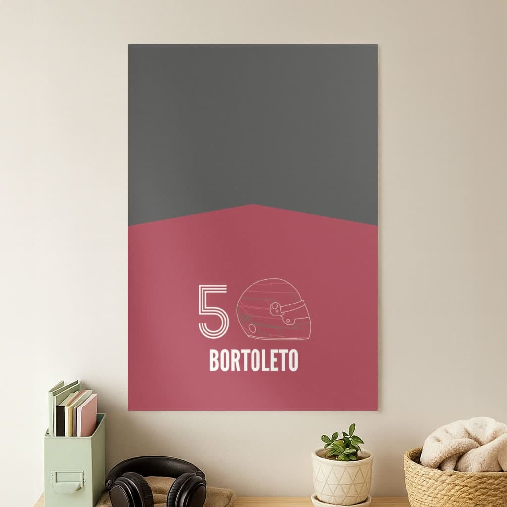 Bortoleto Helmet 2026 Poster