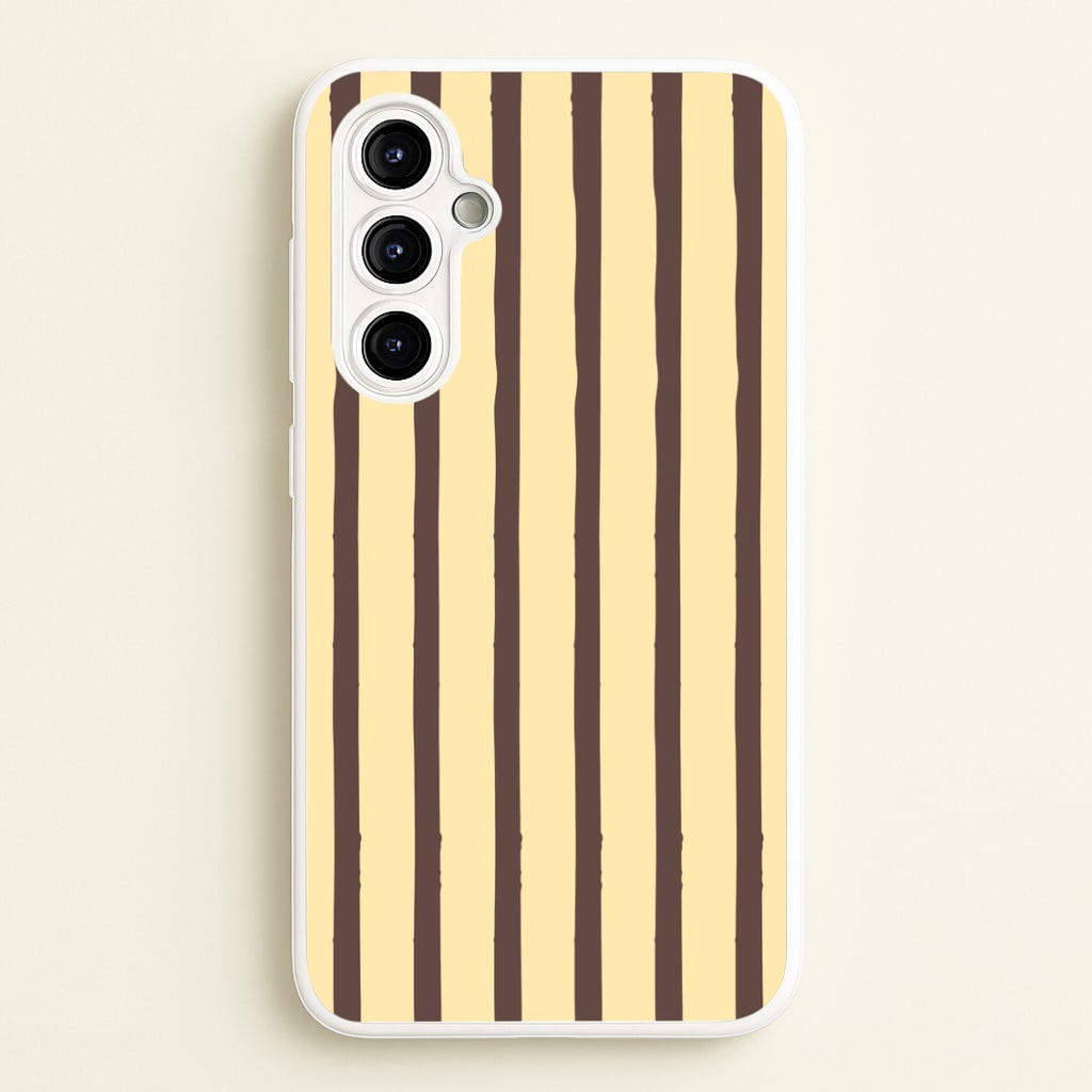 Vanilla & Chocolate Stripes Galaxy A54 Case