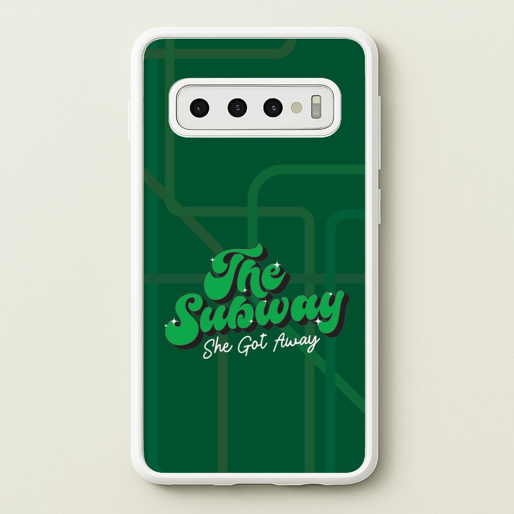 Subway Green Galaxy S10 Plus Case