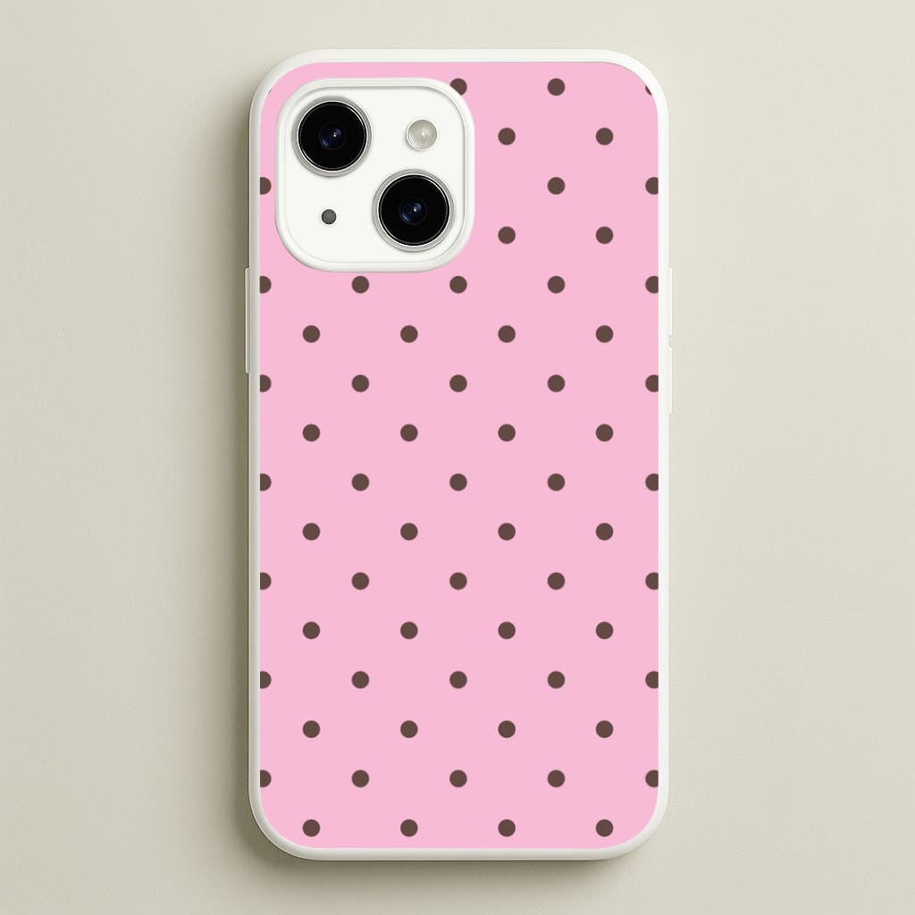 Strawberry Polka Dots iPhone 15 Plus Case