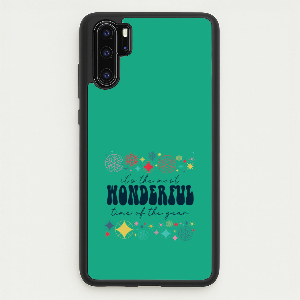 The Most Wonderful Time Of The Year Geometric Huawei P30 Pro Case