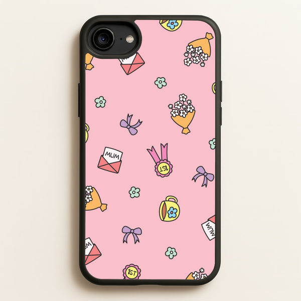 Mum Doodles Pattern iPhone 6 / 7 / 8 / SE Case