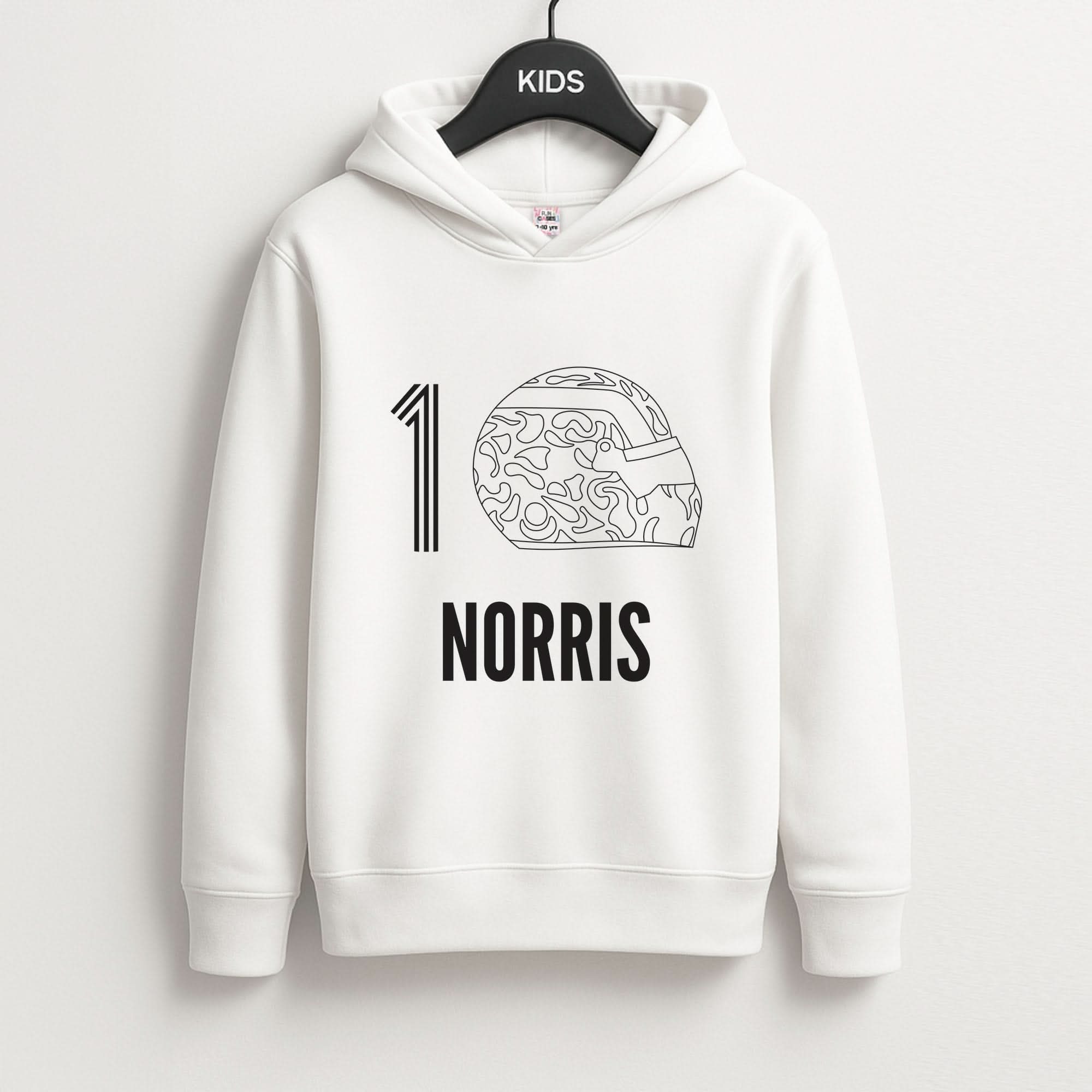 Norris Helmet 2026 Kids Hoodie