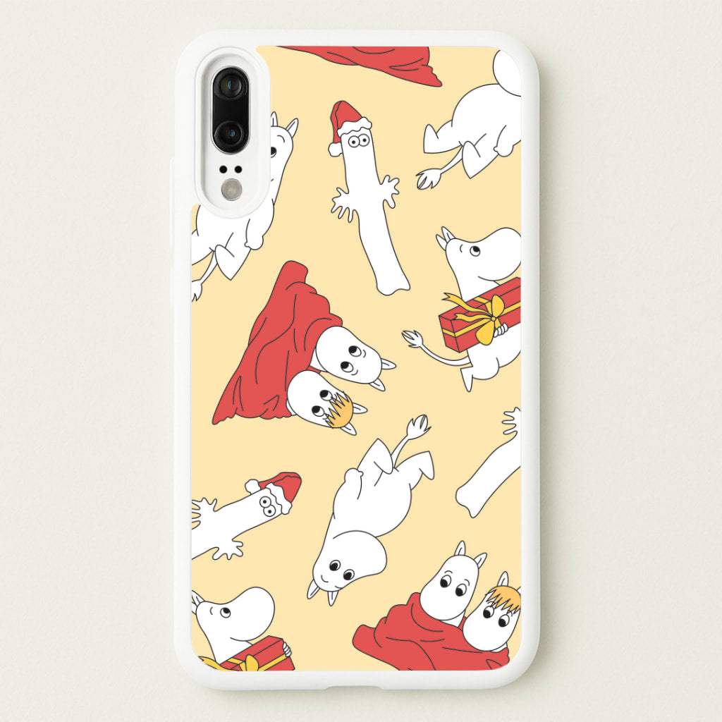 Christmas Mooms Pattern Huawei P20 Case