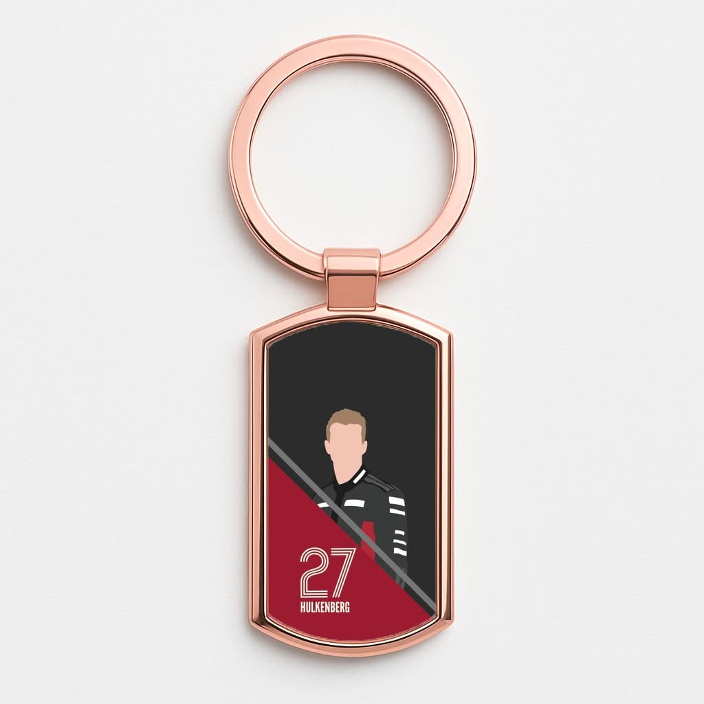 Hulkenberg 2026 Rose Gold Keyring