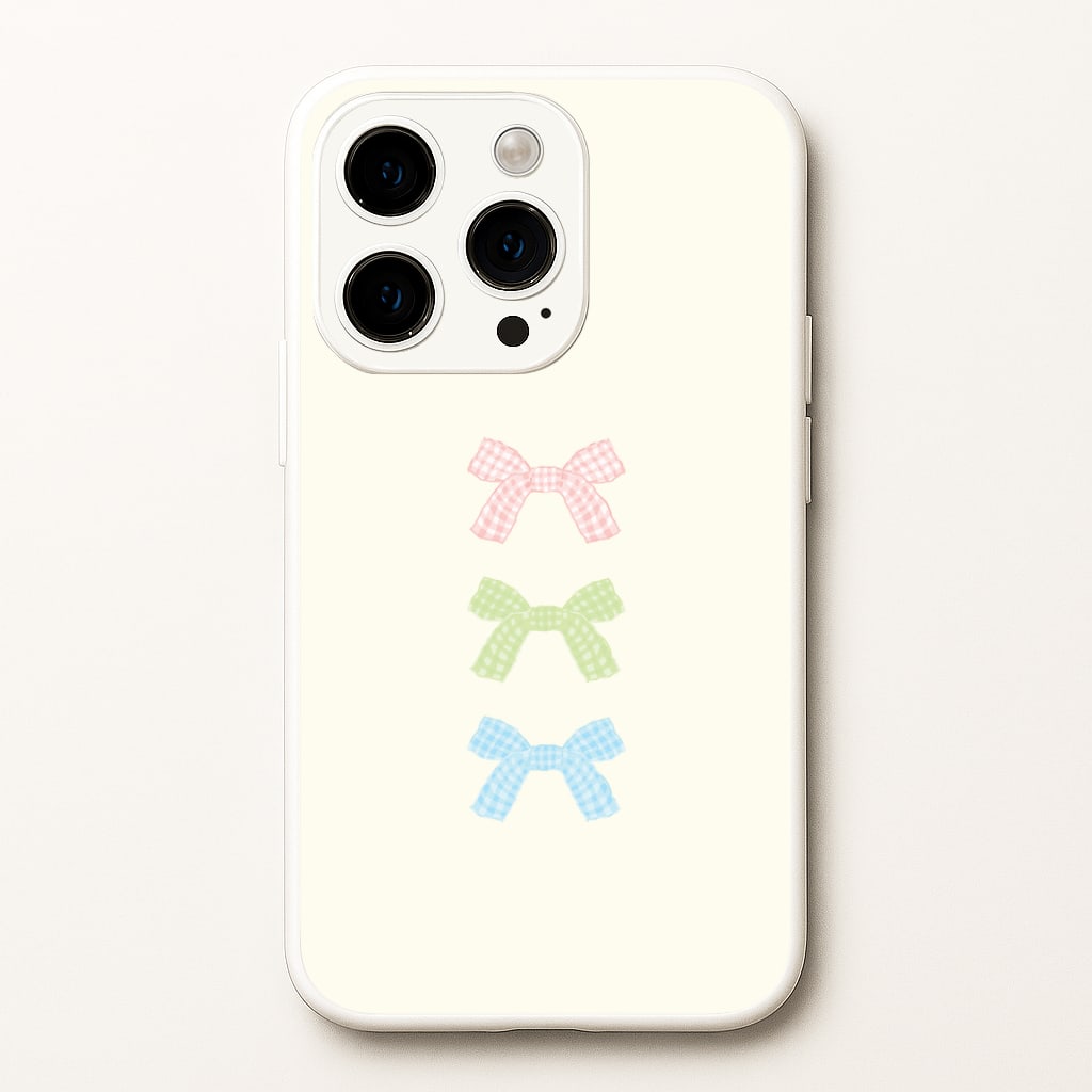 Gingham Tiered Ties iPhone 15 Pro Case