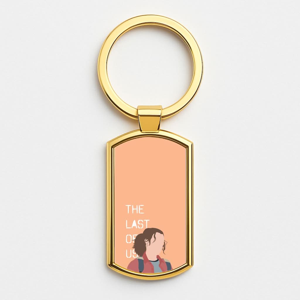 Ellie Title Gold Keyring
