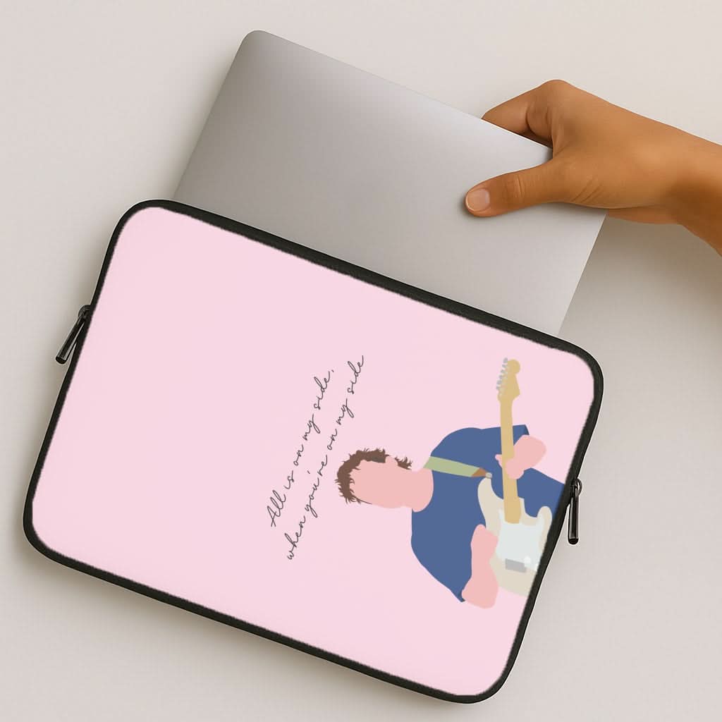 All Is On My Side Pink MacBook Cover