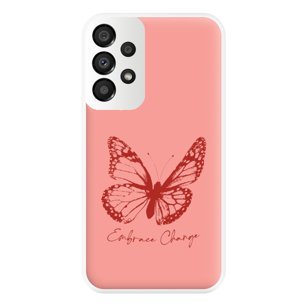 Embrace Change Butterfly Galaxy A33 Case