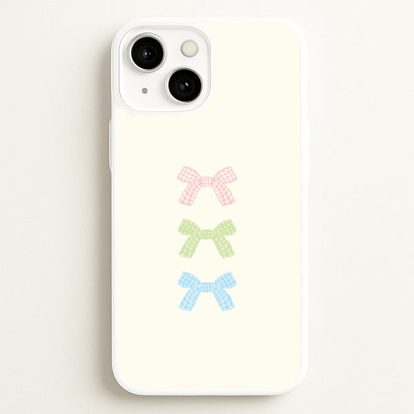 Gingham Tiered Ties iPhone 13 Mini Case