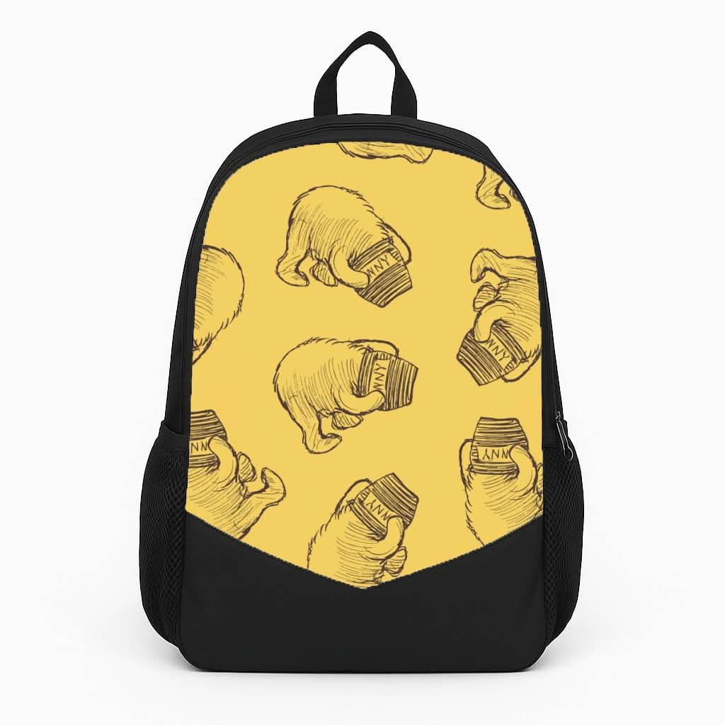 Winnie Honey Pot Pattern Backpack