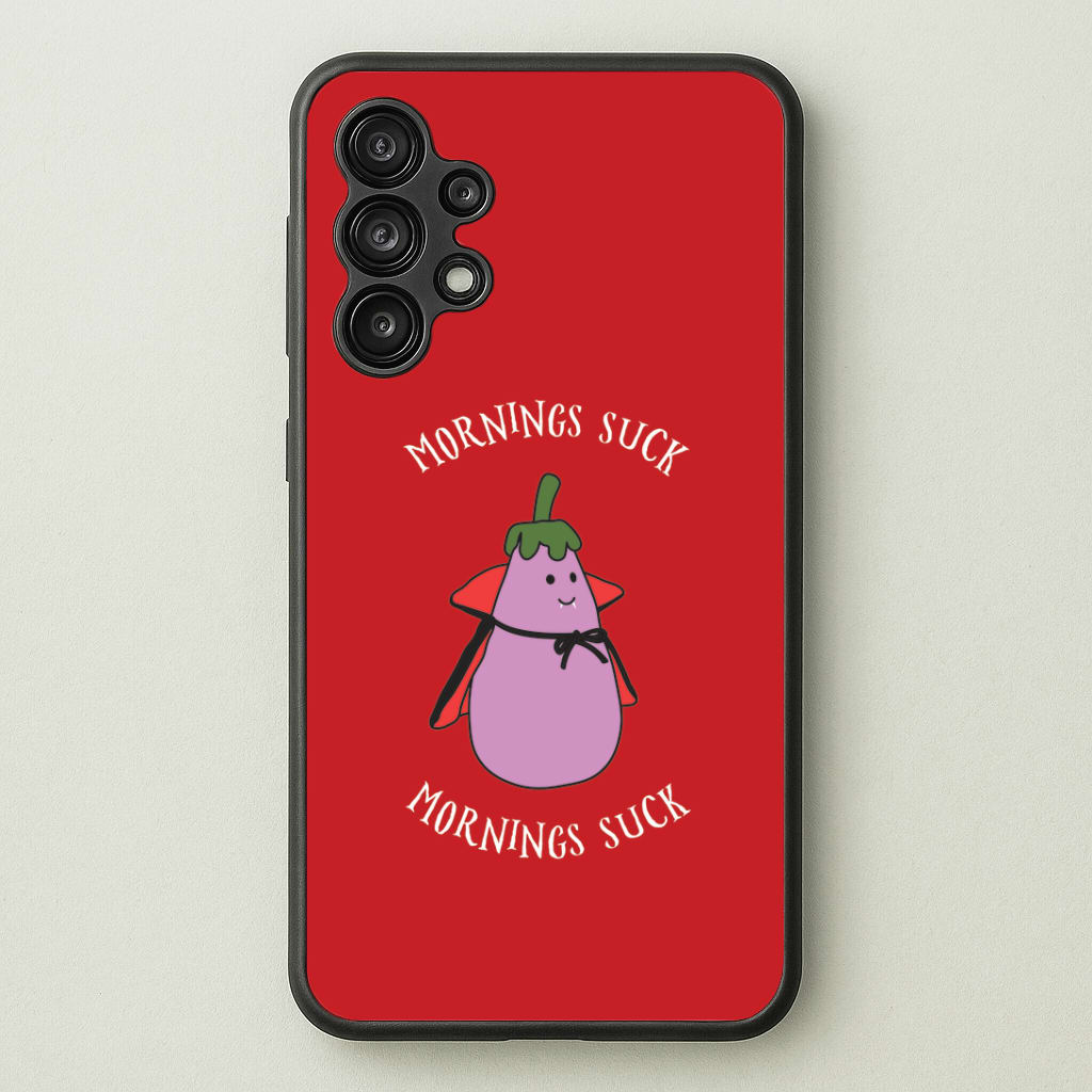 Mornings Suck Plush - Halloween Galaxy A13 Case