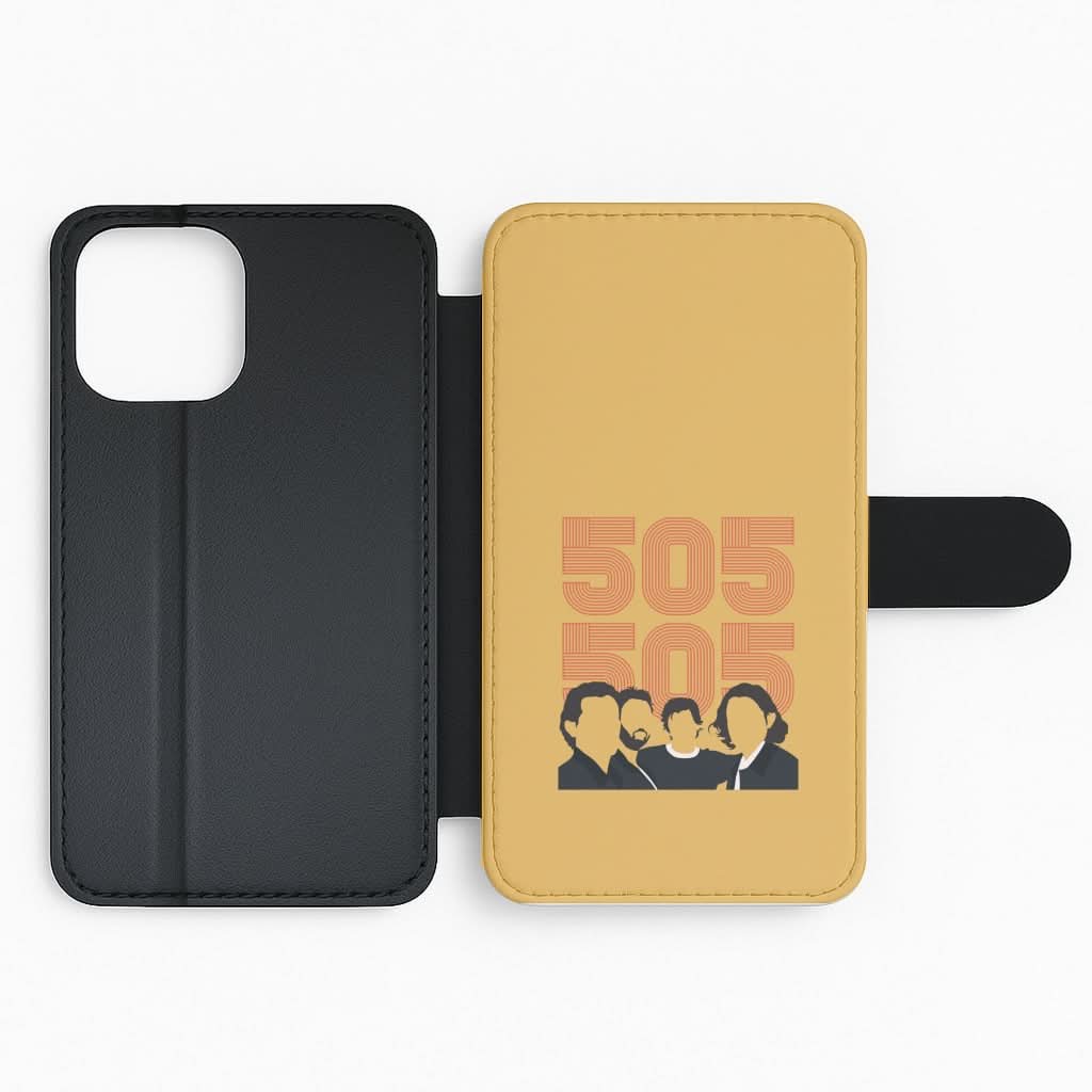 505 Band Members Light Flip Phone Case