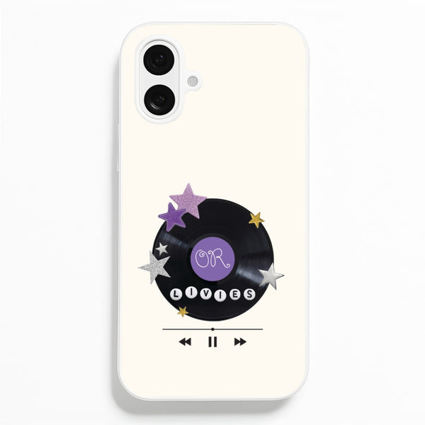 Amethyst Vinyl Scrapbook iPhone 16 Case