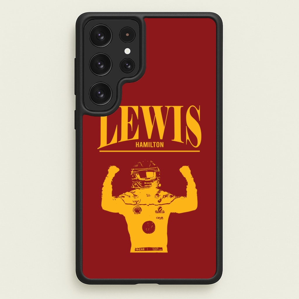 Lewis Red And Gold Galaxy S23 Ultra Case