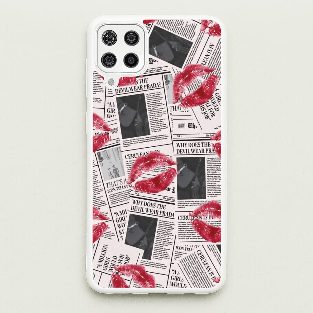 Front Page Kisses Galaxy A12 Case