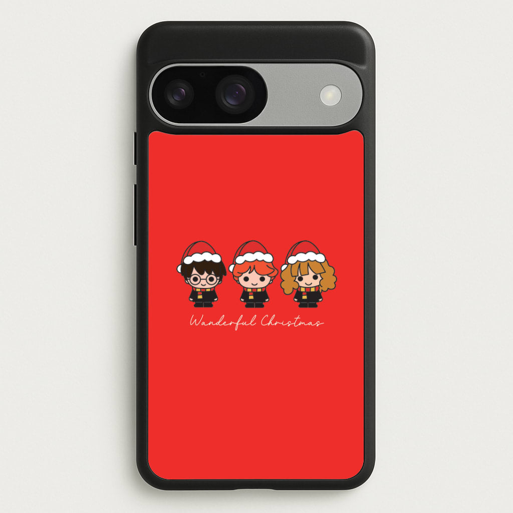 Wizards With Christmas Hats Google Pixel 9 / 9 Pro Case