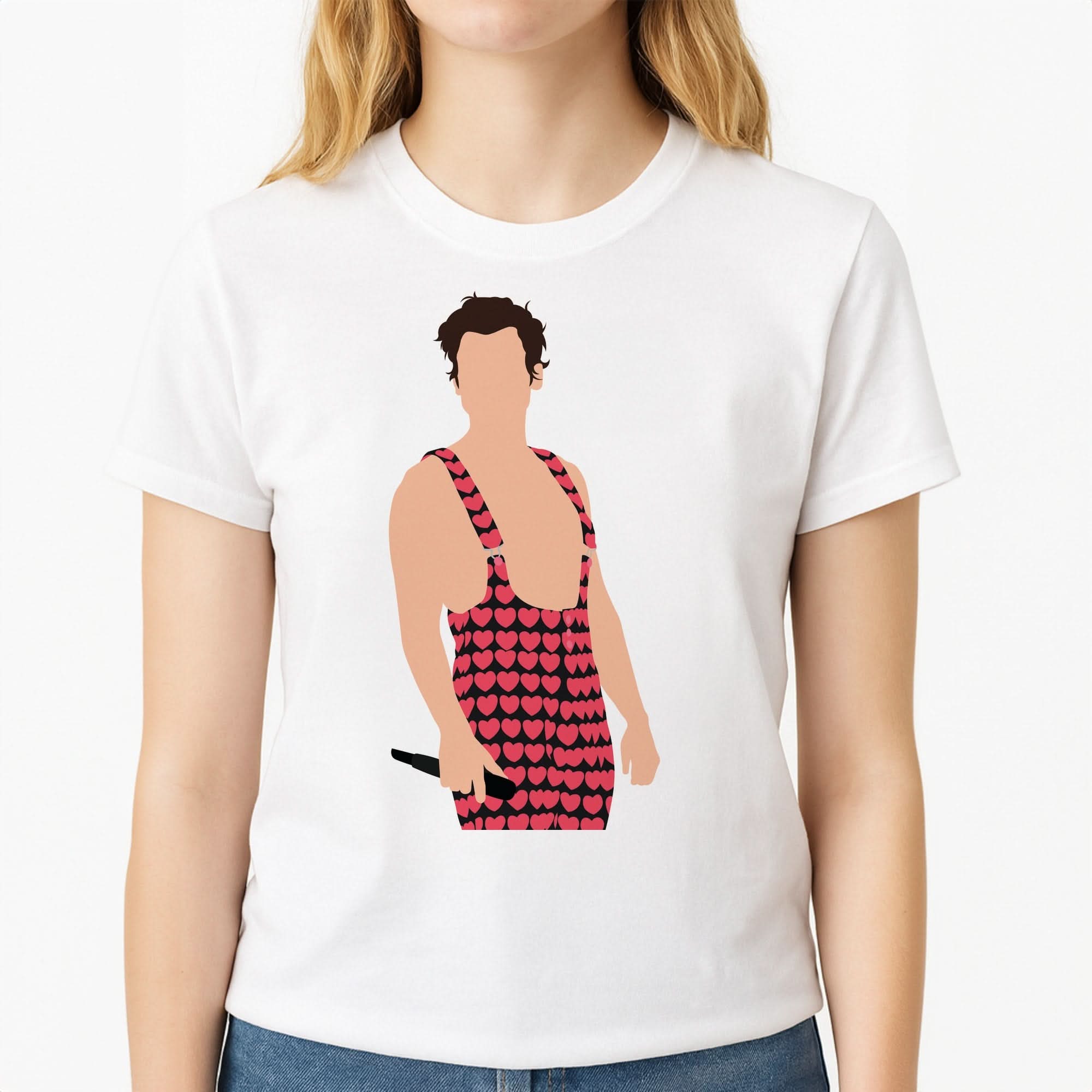 Harry Heart Jumpsuit Womens T-Shirt