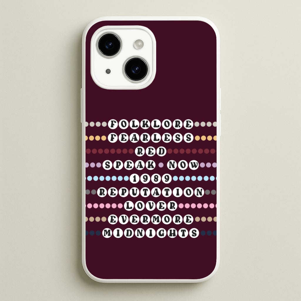 Concert Bracelets iPhone 15 Plus Case