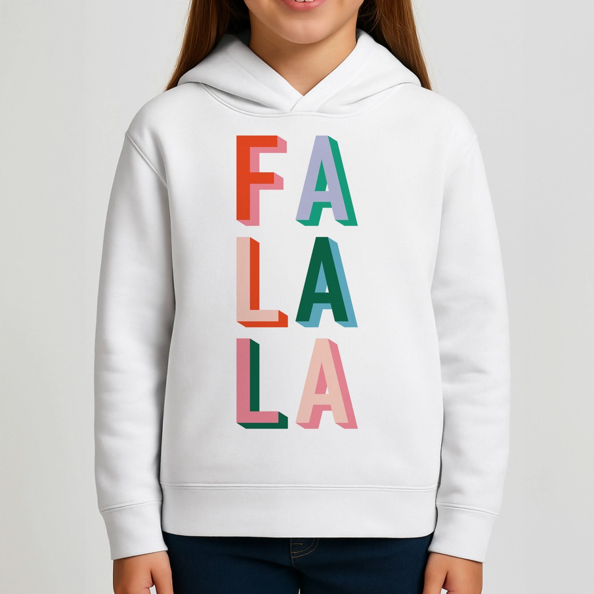 Colourful Falala Girls Hoodie
