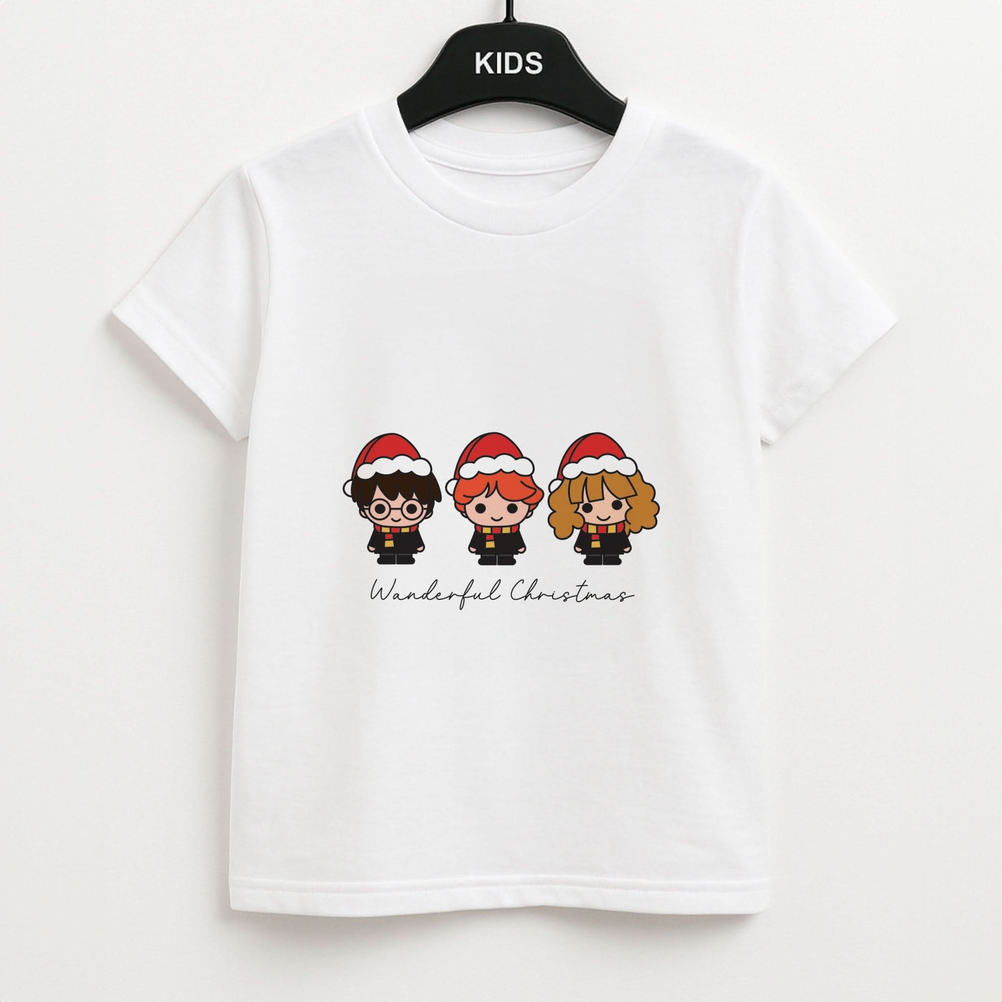 Wizards With Christmas Hats Kids Unisex T-Shirt