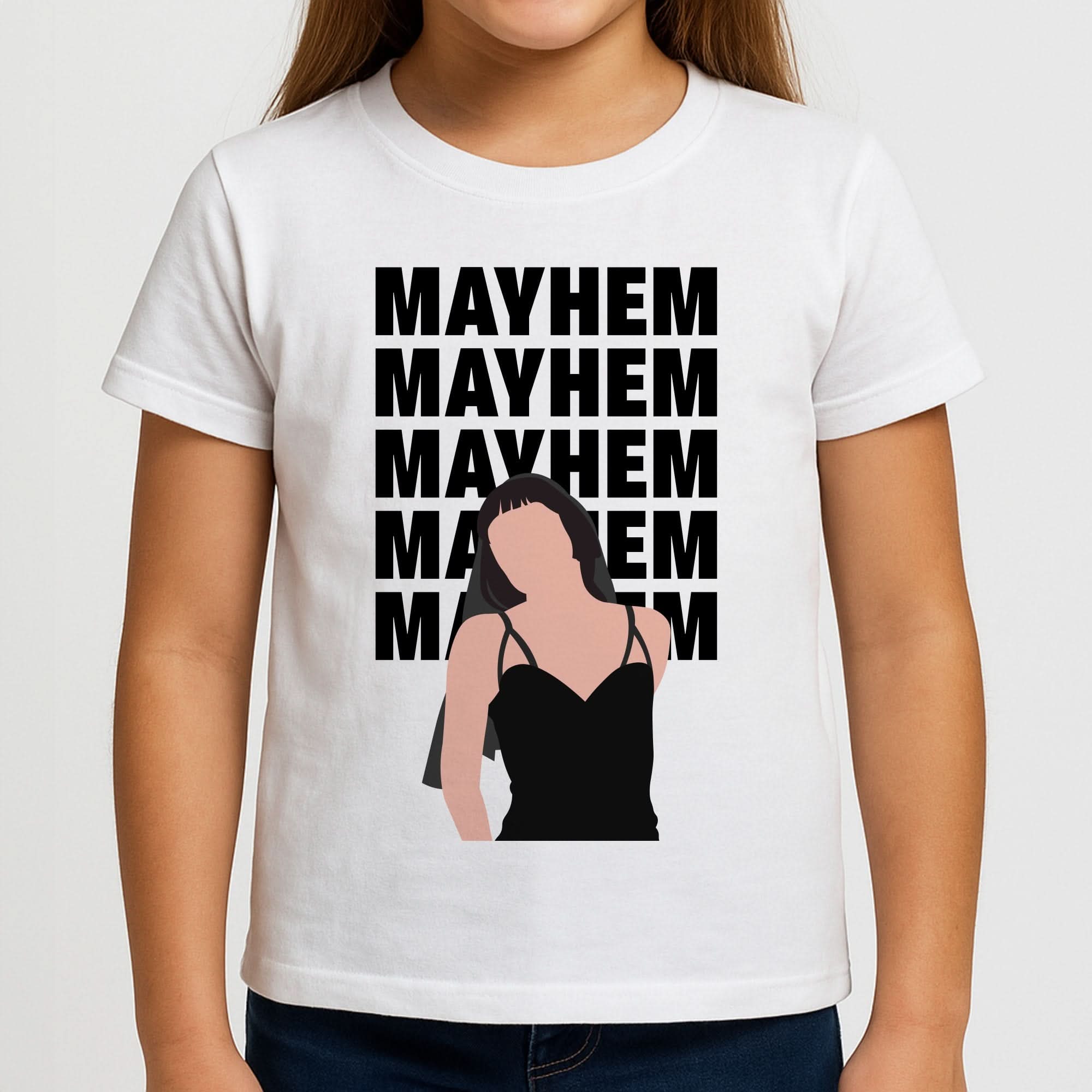 Neon Green Mayhem Girls T-Shirt
