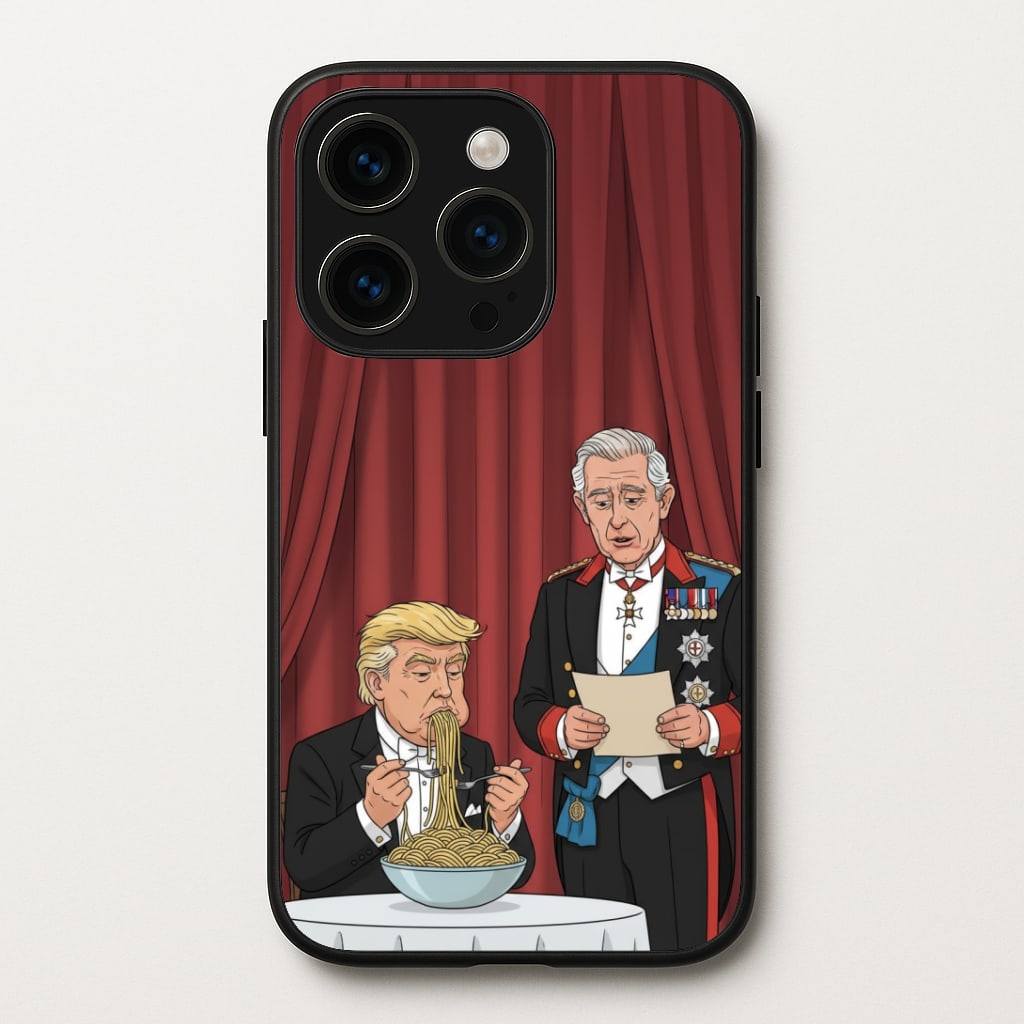 Charles & Donald's Spaghetti iPhone 15 Pro Max Case