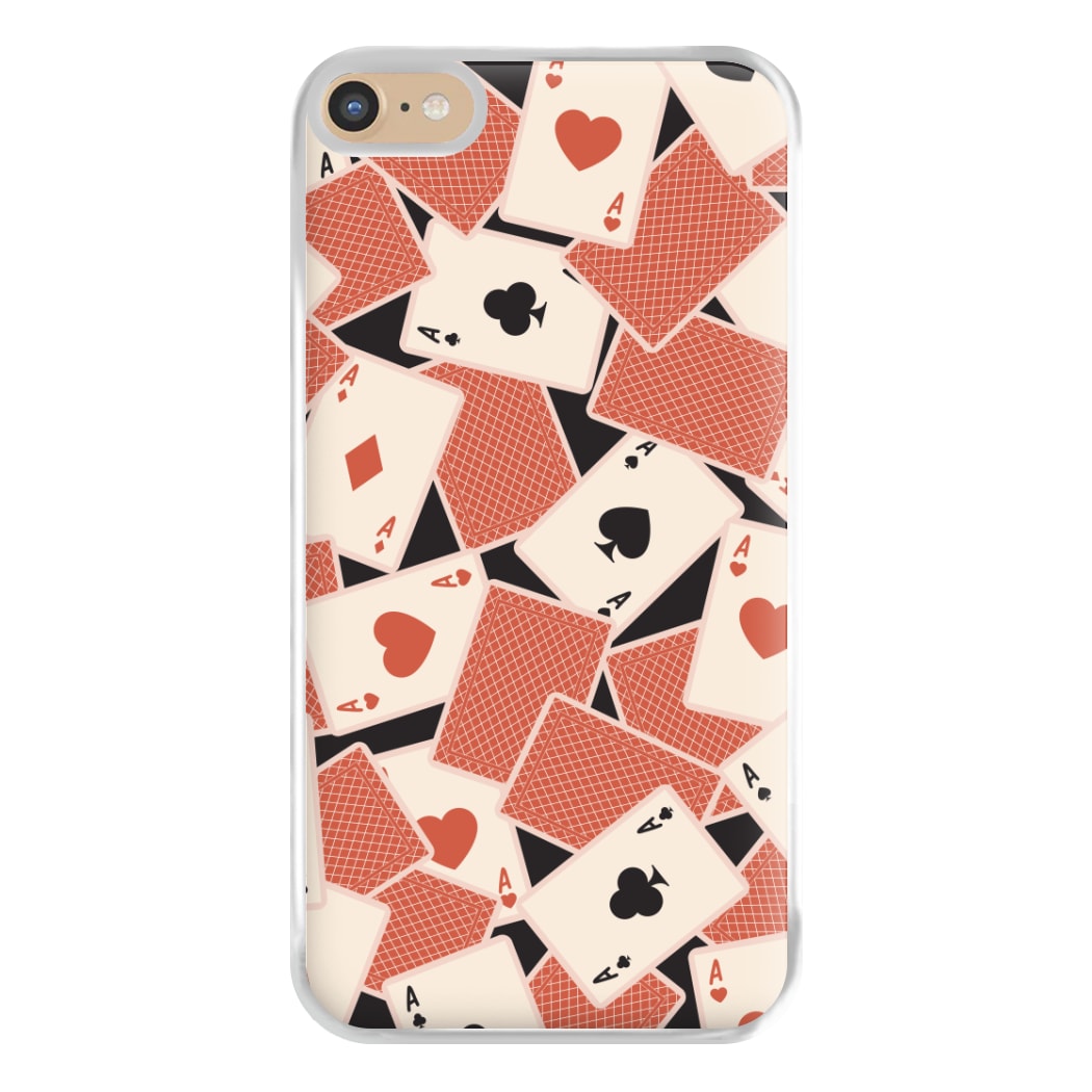 Playing Cards Collage Pattern iPhone 6 Plus / 7 Plus / 8 Plus Case