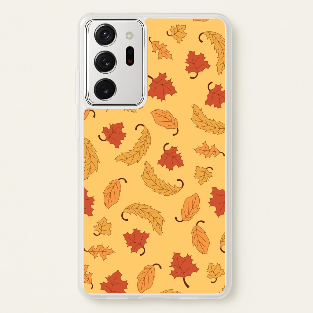 Leaves Assortment Pattern Galaxy Note 20 Ultra Case