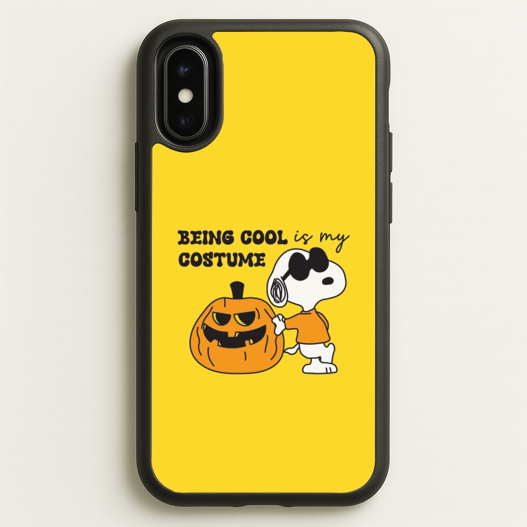 Being Cool Is My Costume iPhone X / XS Case