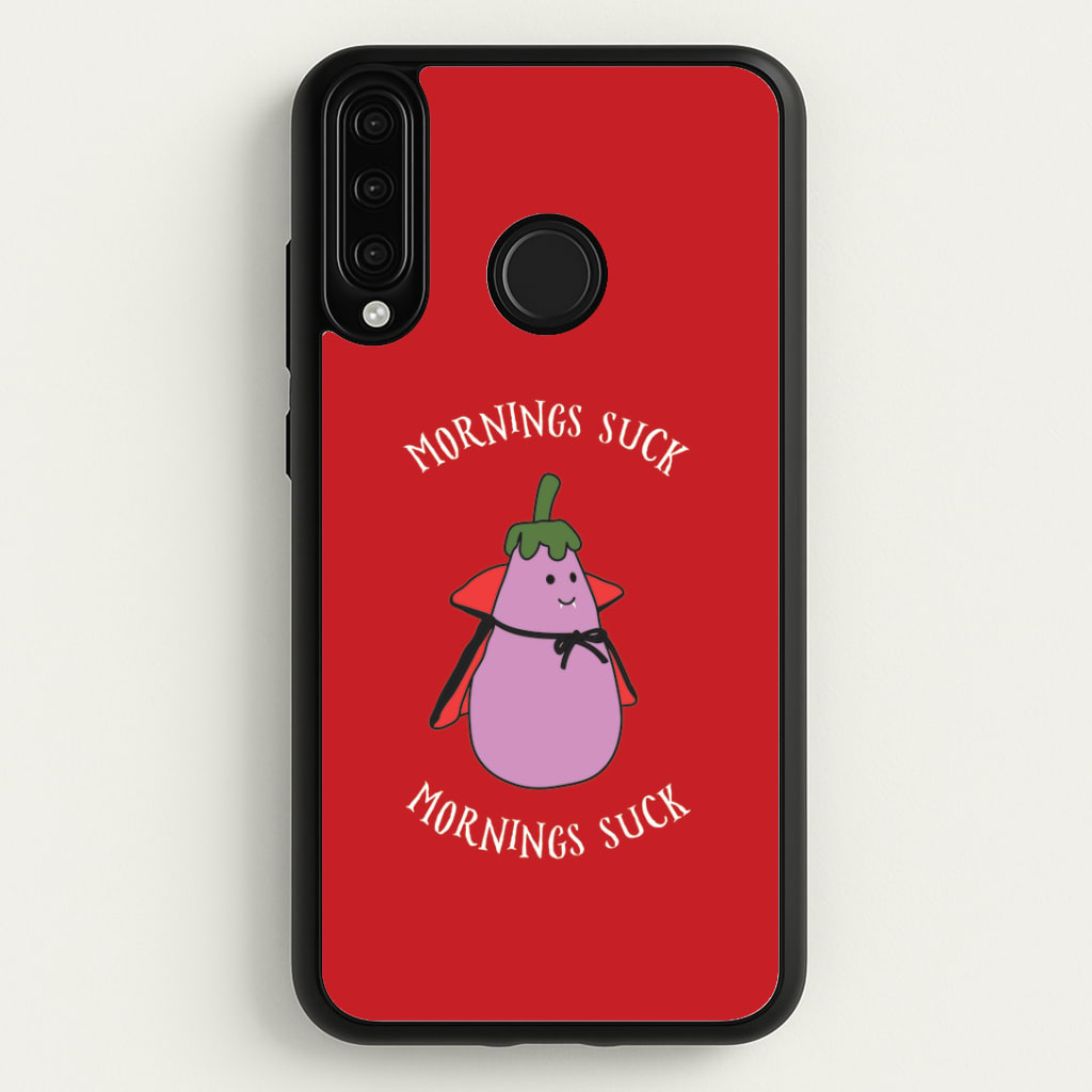 Mornings Suck Plush - Halloween Huawei P30 Lite Case