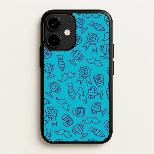 Dad Doodles Pattern iPhone 12 Mini Case