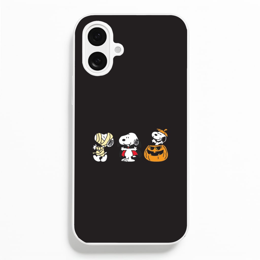 Cartoon Beagle Halloween Costumes iPhone 16 Plus Case