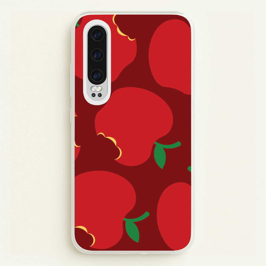 Teacher Apples Pattern Huawei P30 Case