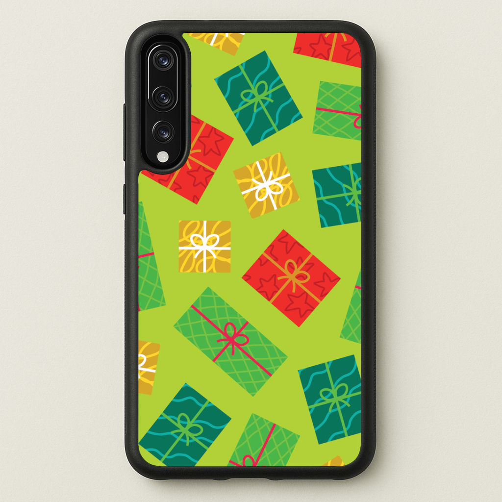 Colourful Abstract Christmas Presents Pattern Huawei P20 Pro Case