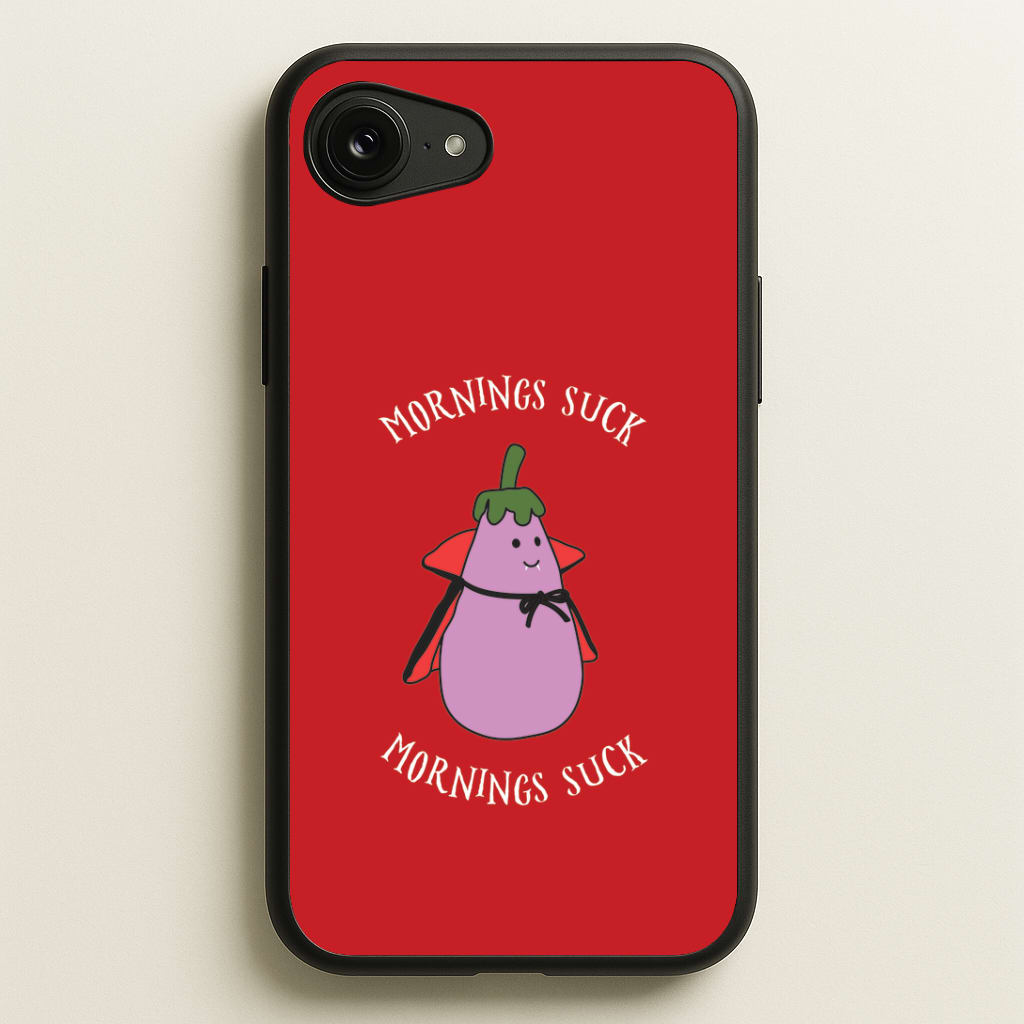 Mornings Suck Plush - Halloween iPhone 16e Case