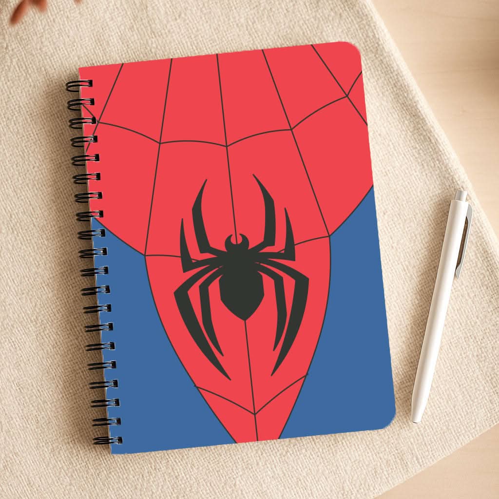 Red And Blue Spider Costume Notepad