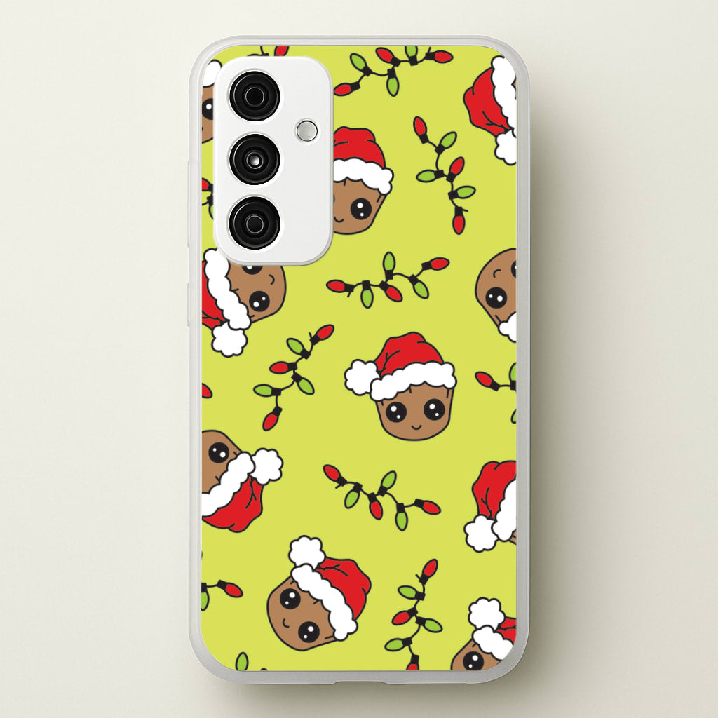 Christmas Tree Hero Pattern Galaxy A15 Case