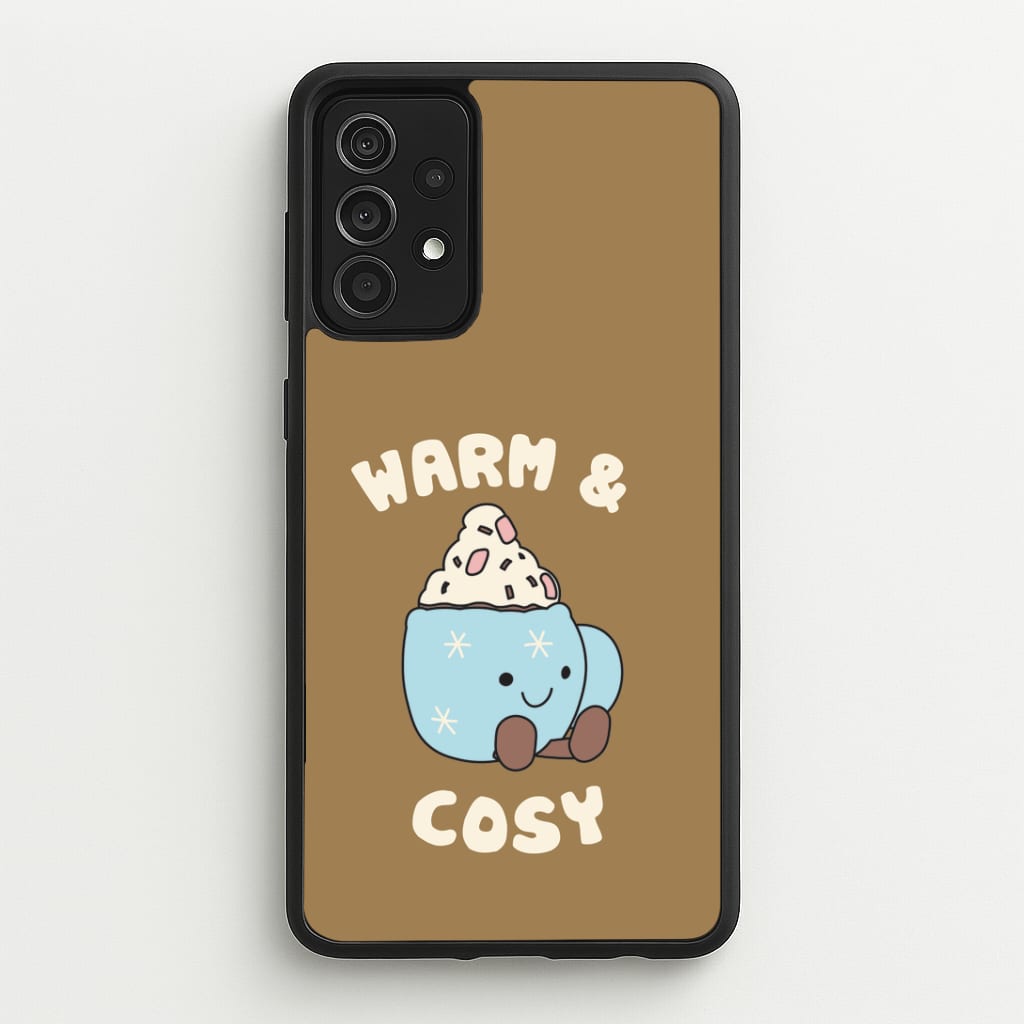 Hot Cocoa Plush Quote Galaxy A52 / A52s Case