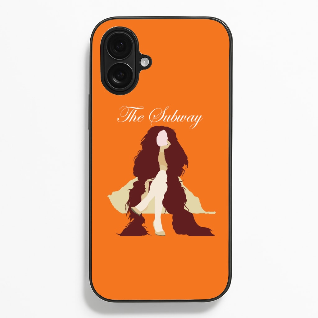 Subway Orange iPhone 16 Plus Case