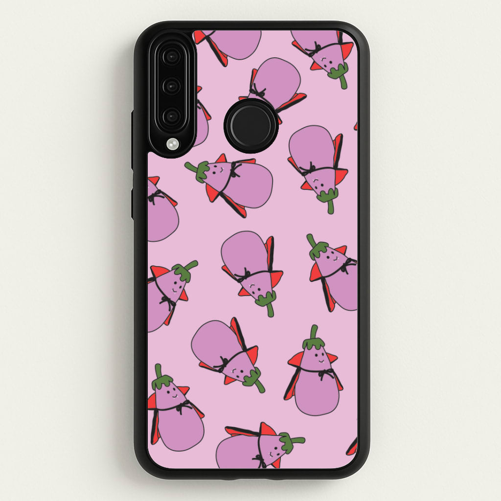 Vampire Vegetable Pattern - Halloween Huawei P30 Lite Case