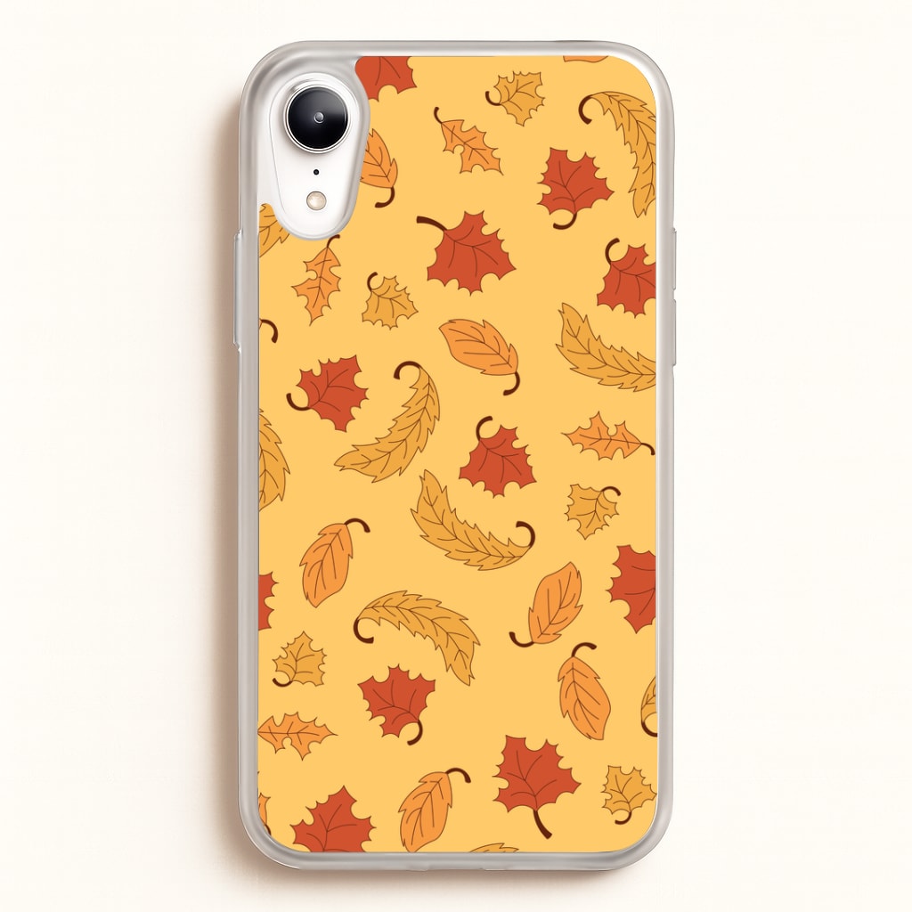 Leaves Assortment Pattern iPhone XR Case