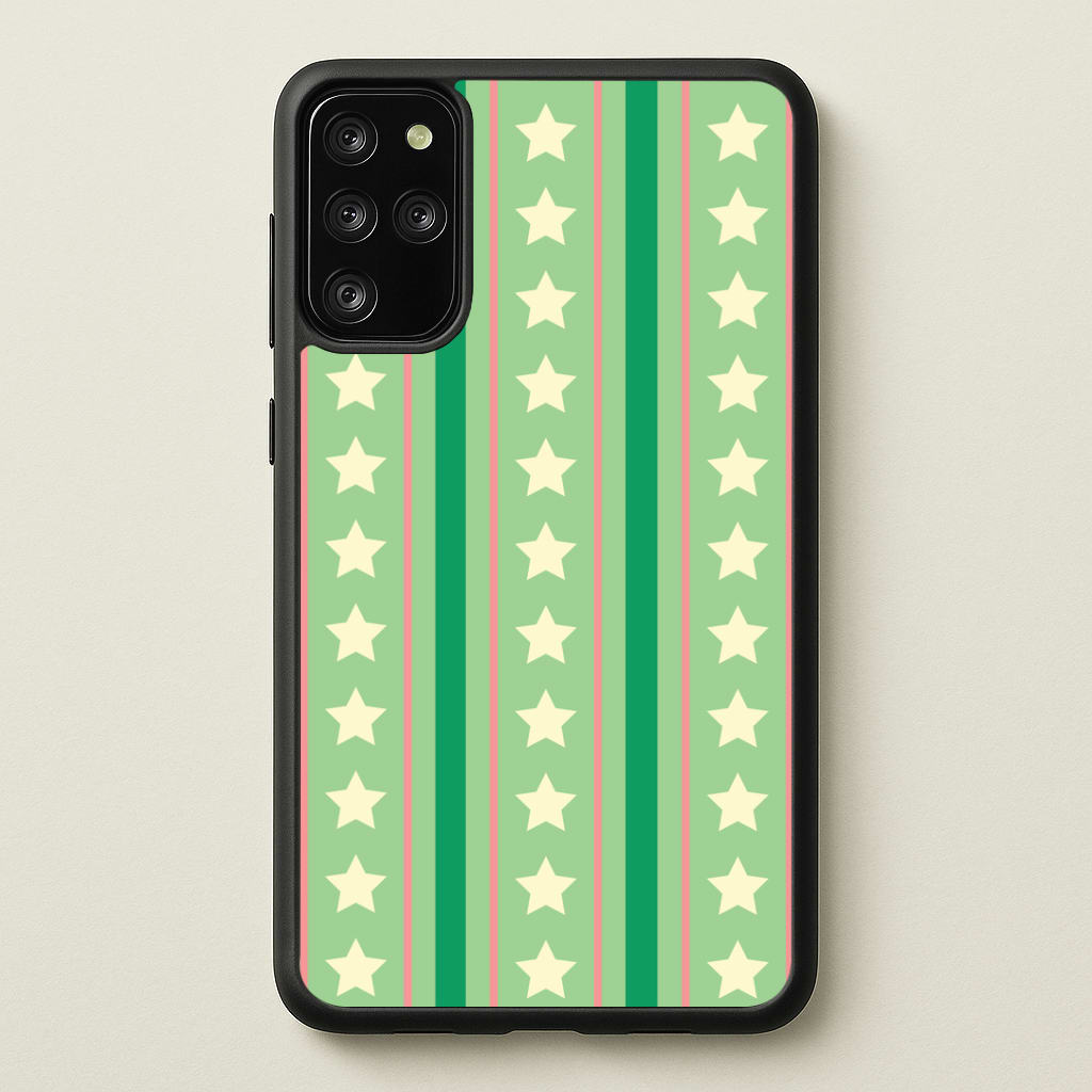 Stars And Stripes Christmas Pattern Galaxy S20 Plus Case