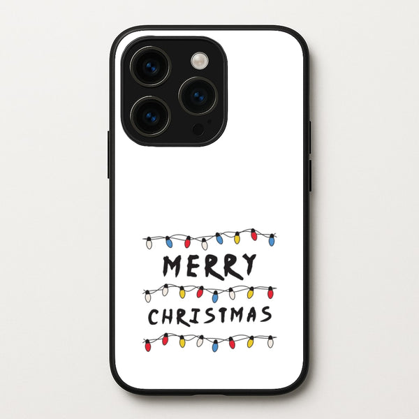 Merry Christmas String Lights iPhone 15 Pro Case