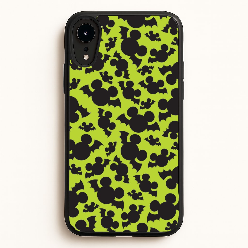 Mouse Bats Pattern iPhone XR Case