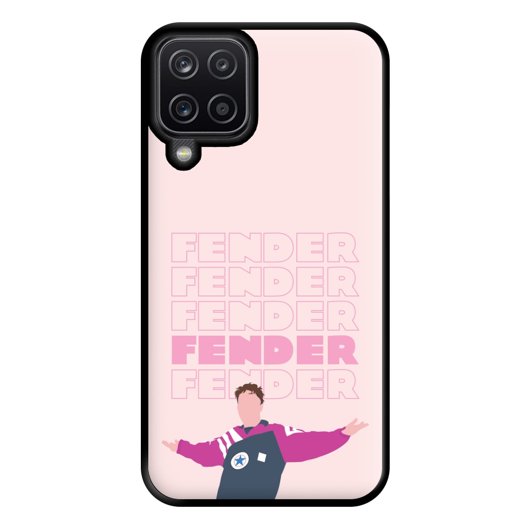 Fender Pink Sports Jersey Galaxy A12 Case