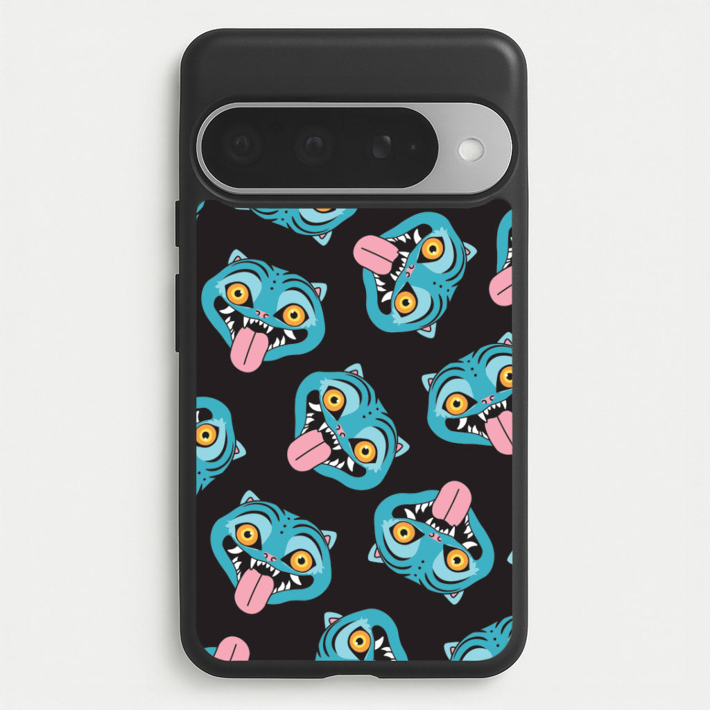 Demon Cat Pattern Google Pixel 10 Pro XL Case