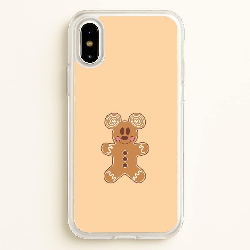 Cartoon Mouse Gingerbread iPhone X / XS Case