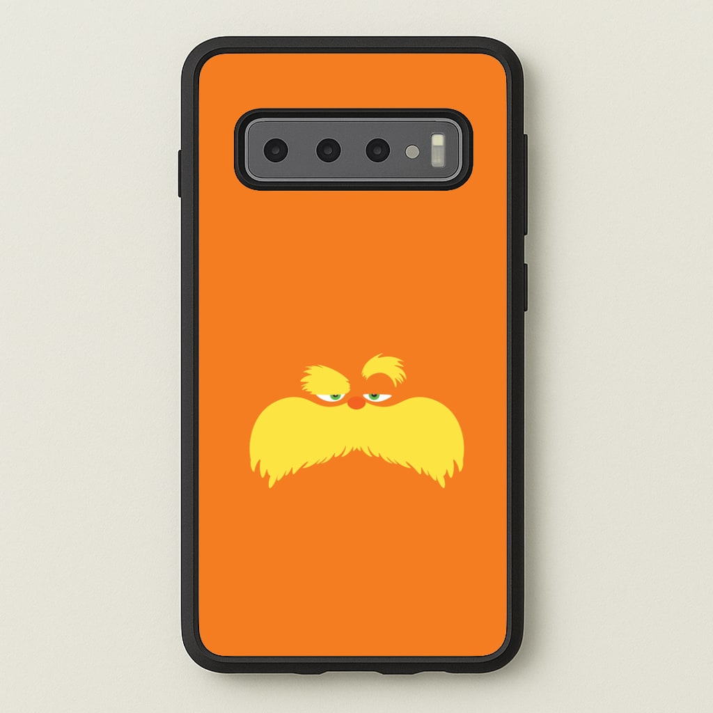 Orange Tree Creature Face Galaxy S10 Plus Case